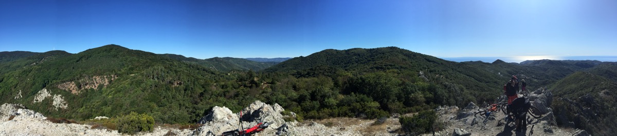 The trail head of 