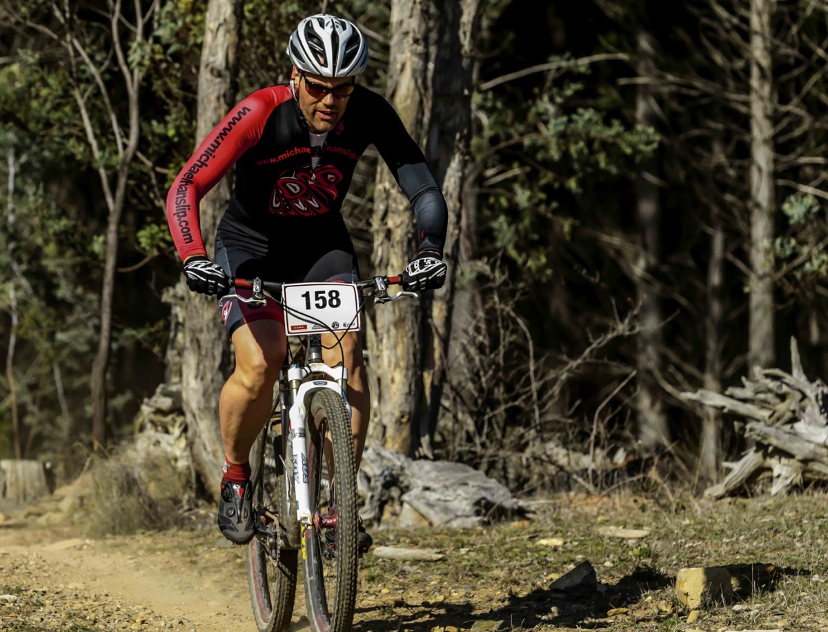 3-hr XC race on a single-speed in Kowen Forest